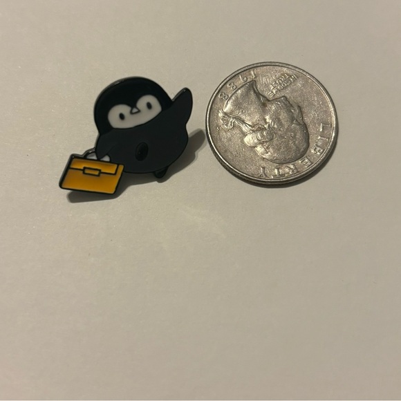 “Off To Work!” Penguin Pin. - Picture 2 of 3